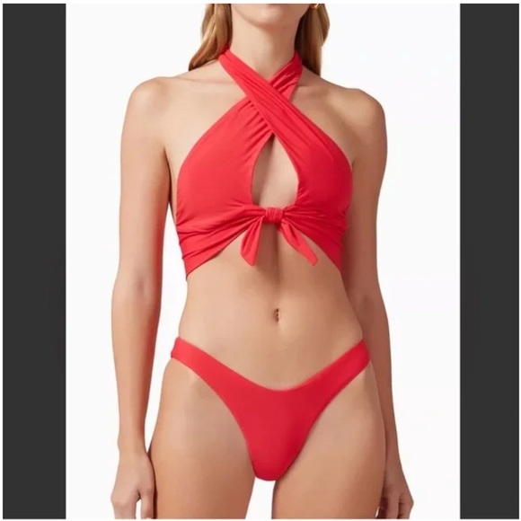 NWT PQ swim high cut bottoms - Picture 3 of 8